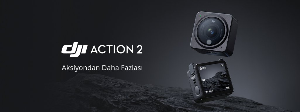 DJI Action 2 Power Combo - 128 GB SD KART HEDİYELİ