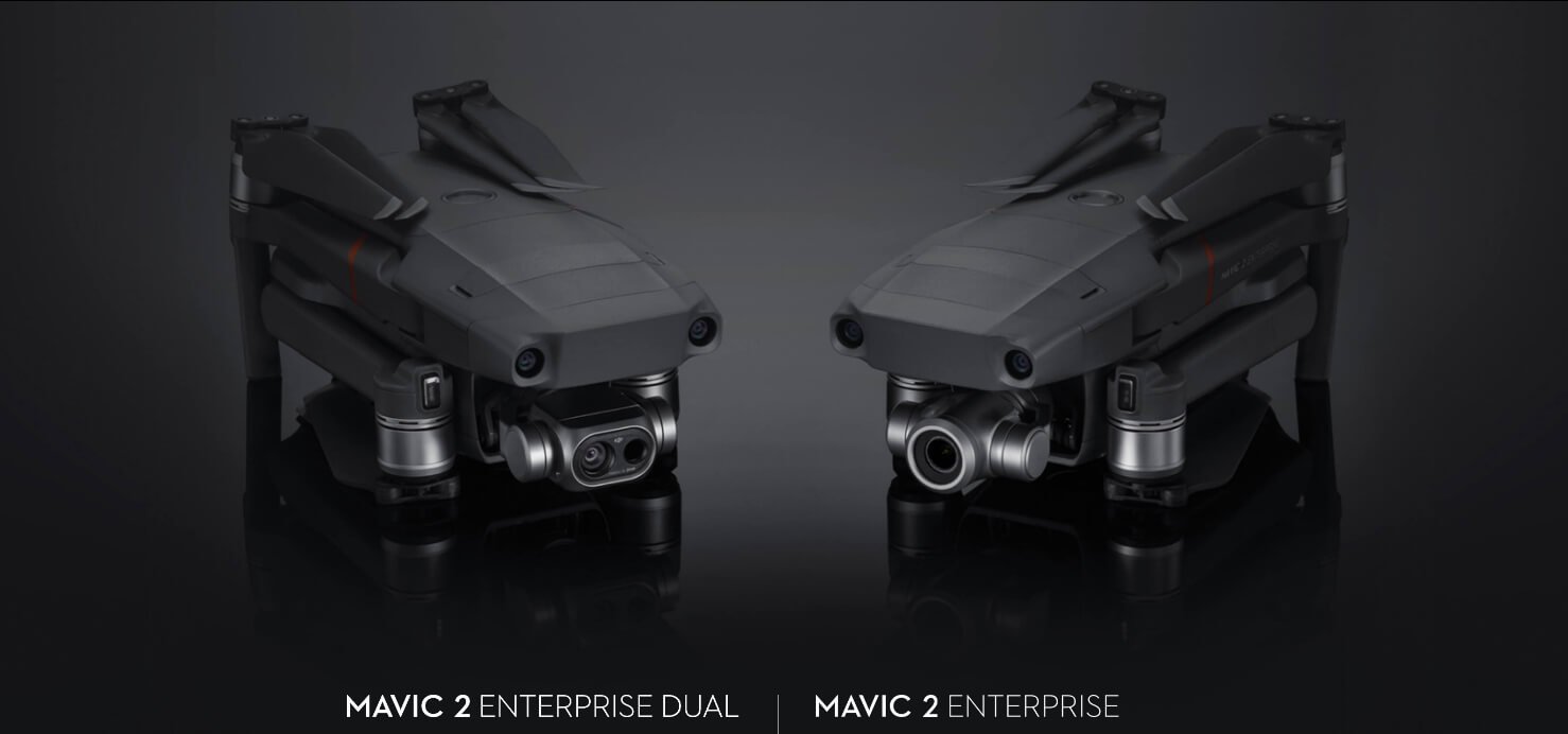DJI Mavic 2 Dual Enterprise With Smart Controller Fly More Combo