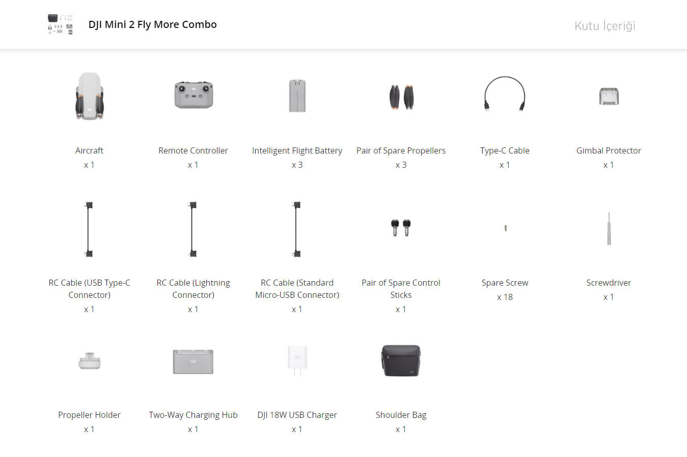 DJI Mini 2 Fly More Combo