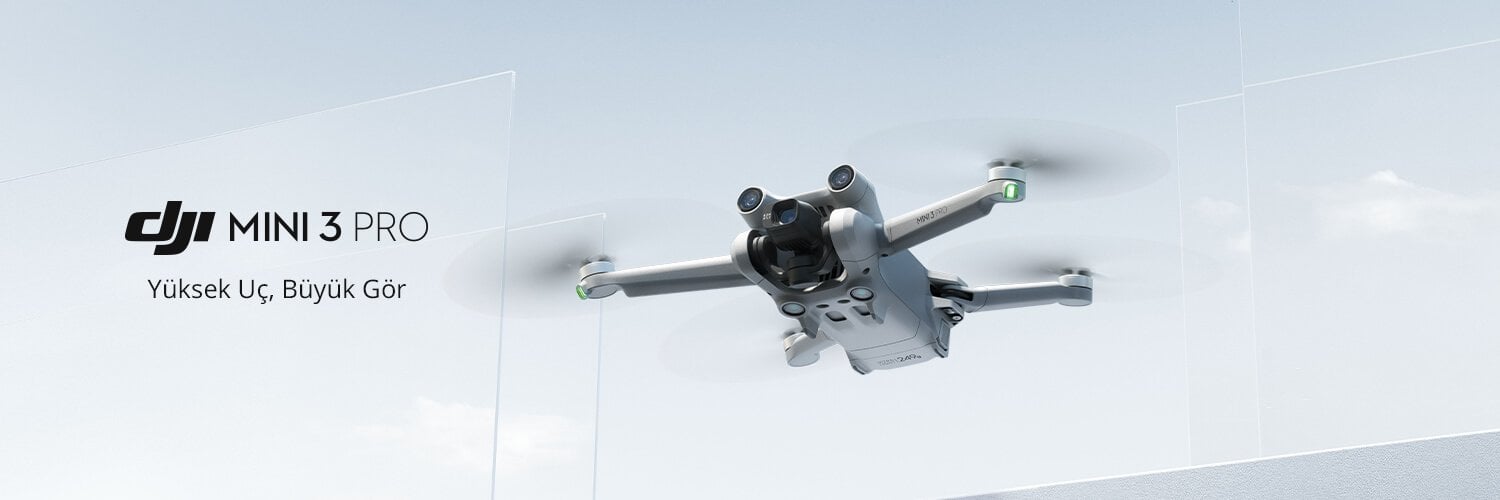 DJI Mini 3 Pro (DJI RC) - 128 GB SD KART HEDİYELİ