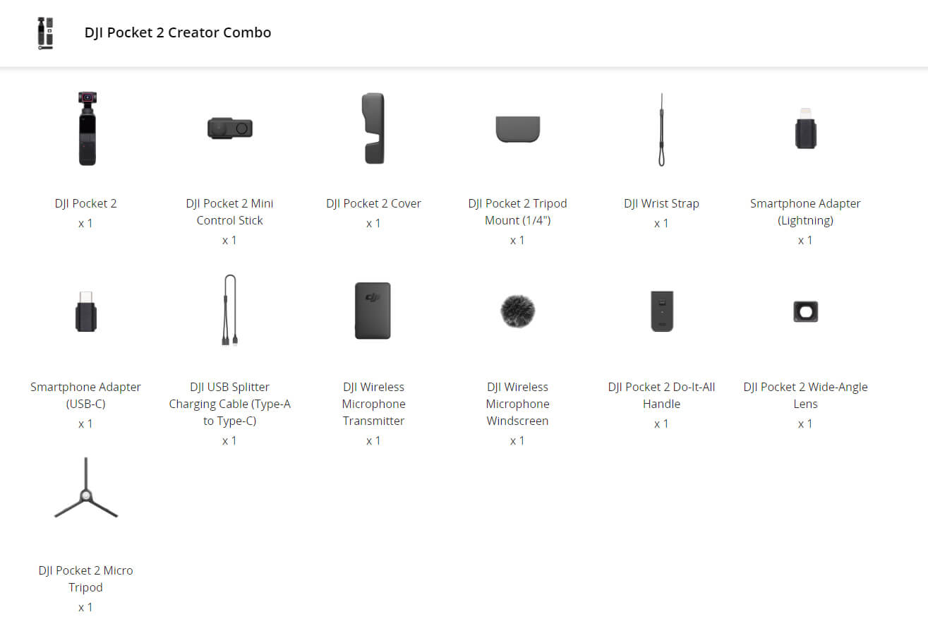 DJI Pocket 2 Creator Combo